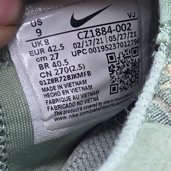 Nike Free Run 5.0 Stream Olive Aura Mens Size 9 Athletic Shoes Running Walking - Picture 6 of 13